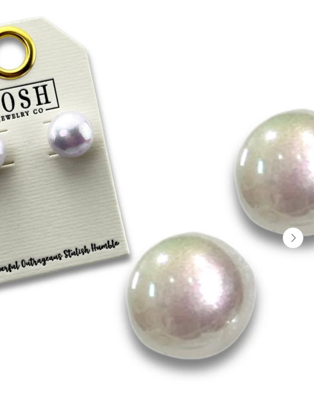 Pearl Bead Earrings